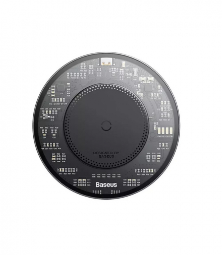 Baseus ładowarka indukcyjna Simple 2 15W czarna TFO BRA012813