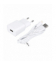 Maxlife ładowarka sieciowa MXTC-01 1x USB 1A biała + kabel Lightning TFO OEM001529