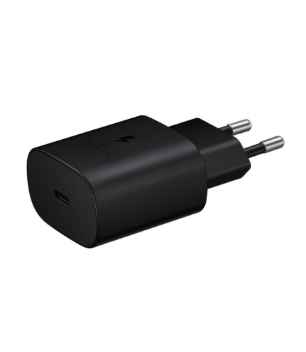 Samsung Szybka Ładowarka podróżna (25W) USB-C czarna (EP-TA800XBEGWW) TFO AKGAOLADSAM00016