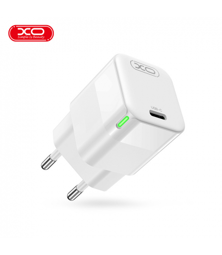 XO ładowarka sieciowa CE06 PD 30W 1x USB-C biała TFO GSM170017
