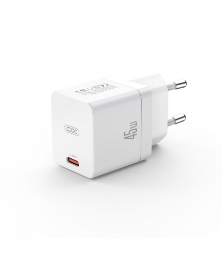 XO ładowarka sieciowa CE09 PD 45W 1x USB-C biała TFO GSM170643