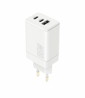 Maxlife ładowarka sieciowa PD QC MXTC-08-65ACC 2x USB-C 1x USB 65W biała TFO OEM0101206