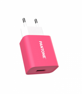 PANTONE ładowarka sieciowa 2A 1x USB PT-AC1USB Pink 184C TFO GSM174165