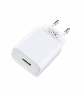 XO ładowarka sieciowa CE02D QC 3.0 18W 1x USB biała TFO GSM175054