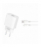 XO ładowarka sieciowa CE02D QC 3.0 18W 1x USB biała + kabel Lightning TFO GSM175056