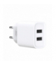 XO ładowarka sieciowa CE02C 2x USB 2,1A biała + kabel USB-C TFO GSM175062