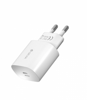 Devia ładowarka sieciowa Smart PD 25W 1x USB-C biała + kabel USB-C - USB-C TFO BRA012896