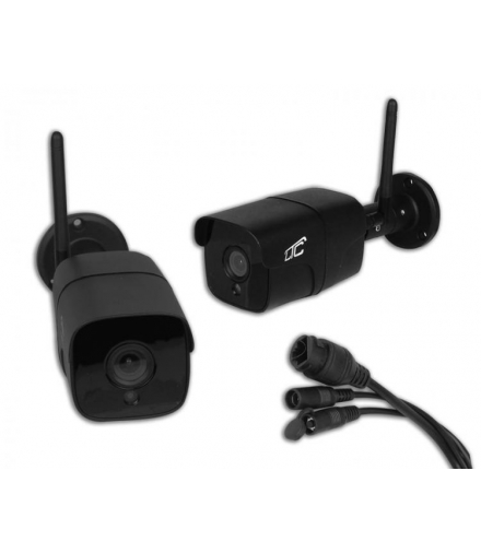 VISION KAMERA ZEWNĘTRZNA LTC BULLET CZARNA IP66 PTZ Wifi&LAN 1/3 IP 4 Mpix Lens-3,6mm IR Cut Filter DC12V App Tuya/iOS/ANDROID LXKAM38/CZ