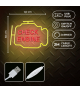 Neon PLEXI LED CHECK ENGINE żółto czerwony NNE21 TFO Neolia RTV100477