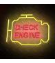 Neon PLEXI LED CHECK ENGINE żółto czerwony NNE21 TFO Neolia RTV100477