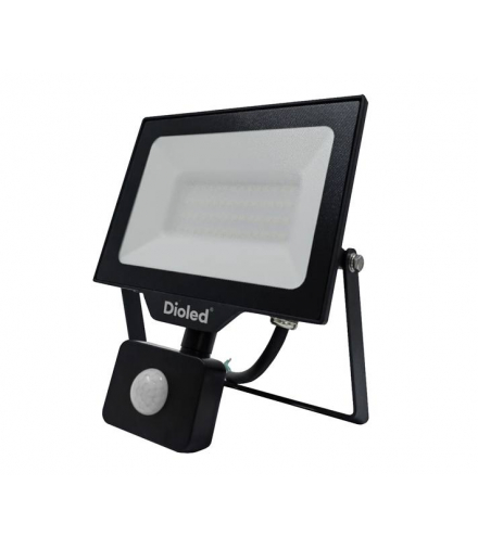 NAŚWIETLACZ LED Z CZUJNIKIEM RUCHU DIOLED ATRIA 100W N+PIR 8500LM IP65 0259 LXLD0259