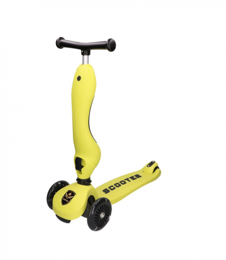 Extralink Kids Scooter Boss Ride Żółty Hulajnoga, rowerek biegowy dla dzieci EXTRALINK EX.31573
