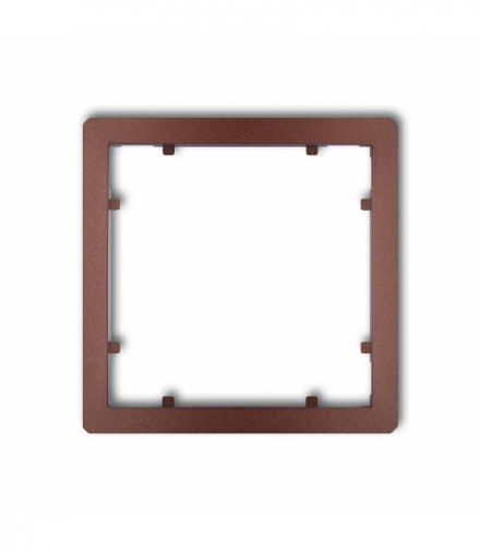prod. uzupełniające Adapter do standardu 55x55 mm Brązowy metalik Karlik 9DA-55