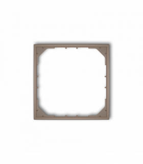 Ramka pośrednia do uniwersalnego elektronicznego tygodniowego regulatora temperatury  Czekoladowy Karlik 49IRP-3