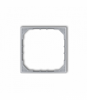 Ramka pośrednia do uniwersalnego elektronicznego tygodniowego regulatora temperatury  Srebrny metalik Karlik 7MRP-3