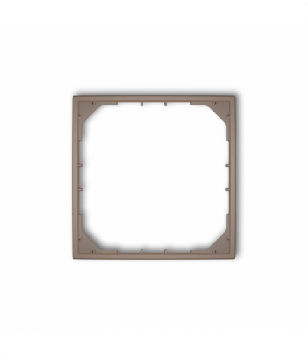 Ramka pośrednia do uniwersalnego elektronicznego tygodniowego regulatora temperatury  Czekoladowy Karlik 49MRP-3