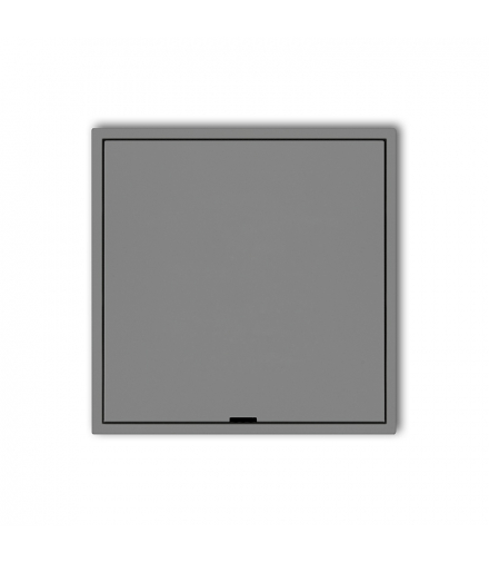 Ramka pośrednia z zaślepką Szary mat Karlik 27IRPZ