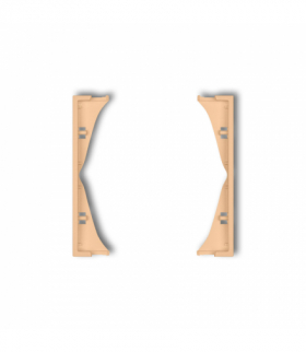 Ramka pośrednia do gniazd podwójnych Brzoskwiniowy Karlik 45IRP-2