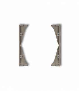 Ramka pośrednia do gniazd podwójnych Czekoladowy Karlik 49IRP-2