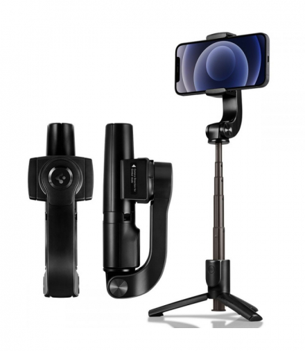 Spigen S610W gimbal wireless Selfie Stick czarny TFO BRA010917