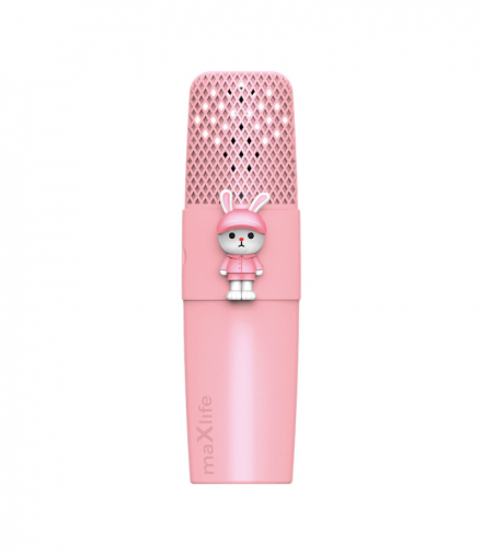 Maxlife mikrofon z głośnikiem Bluetooth Animal MXBM-500 różowy TFO OEM0200492