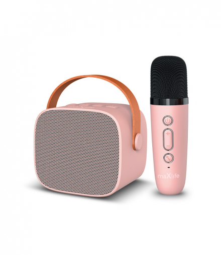 Maxlife zestaw karaoke Bluetooth MXKS-100 różowy TFO OEM0200496