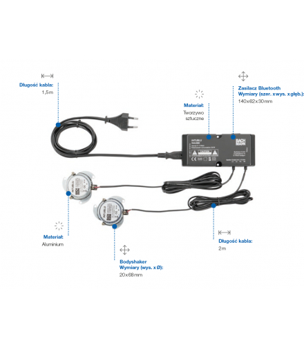 INTUBLU AUDIOSYSTEM WZBUDNIKI DŹWIĘKU Bachmann BM-944.000