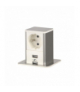 POP UP GNIAZDO W/I 1XUTE ŁADOWARKA USB A/A Digitel DG-8047-W