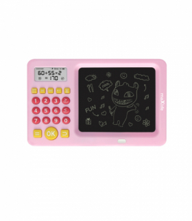 Maxlife dziecięca tablica do pisania z kalkulatorem MXWB-01 różowa TFO OEM0200487