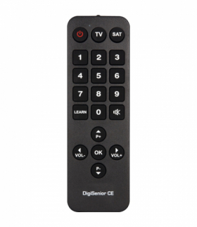 Pilot uniwersalny Technisat DIGISENIOR CE czarne 76-4939-00 TFO RTV003648