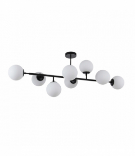 Lampa wisząca Dorado 8xE14 czarna Light Prestige LP-002/8P BK