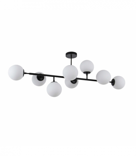 Lampa wisząca Dorado 8xE14 czarna Light Prestige LP-002/8P BK