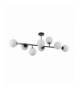 Lampa wisząca Dorado 8xE14 czarna Light Prestige LP-002/8P BK