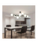 Lampa wisząca Dorado 8xE14 czarna Light Prestige LP-002/8P BK