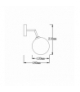 Kinkiet Dorado 1xG9 czarna Light Prestige LP-002/1W BK