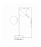 Lampa stołowa Dorado 2xG9 czarna Light Prestige LP-002/2T BK