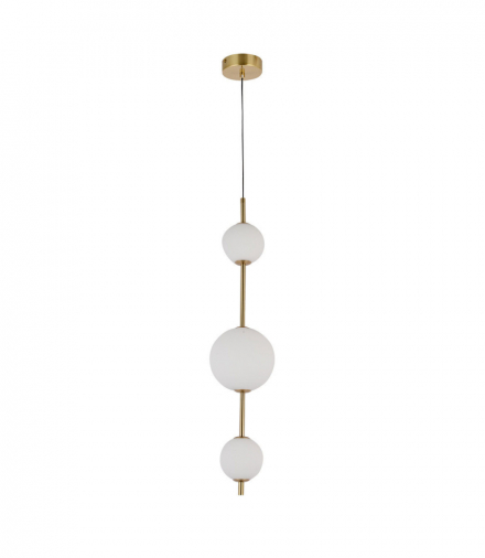 Lampa wisząca Dorado 3xLED pionowa, złota Light Prestige LP-002/3V