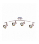 Lampa sufitowa Bolzano 4 Kinkiet 4xGU10 srebrna Light Prestige LP-8067/4W nikiel