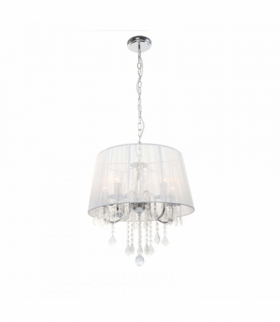 Lampa wisząca Mona 3xE14 srebrna Light Prestige LP-5005/3P srebrna