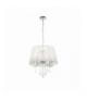 Lampa wisząca Mona 3xE14 srebrna Light Prestige LP-5005/3P srebrna