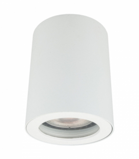 Oczko Faro natynkowa 1xGU10 biała IP65 Light Prestige LP-6510/1SM WH