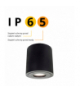 Oczko Faro XL natynkowa 1xGU10 czarna IP65 Light Prestige LP-6510/1SM XL BK