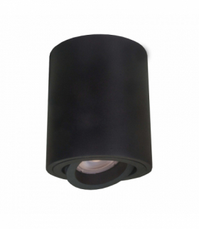 Oczko Tulon oprawa natynkowa 1xGU10 czarna Light Prestige LP-5441/1SM BK