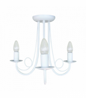 Lampa wisząca Perła 5xE14 biała Light Prestige LP-020/5P white