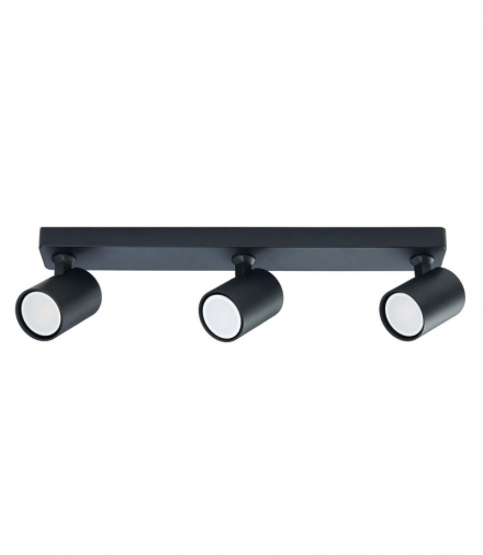 Spot Snow 3xGU10 czarna Light Prestige LP-731/3W BK