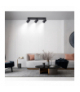 Spot Snow 3xGU10 czarna Light Prestige LP-731/3W BK