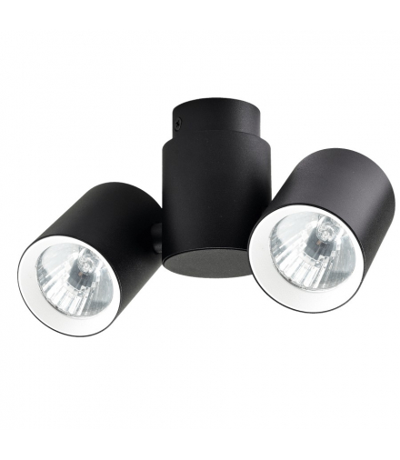 Reflektor Boston 2xGU10 czarno/biały Light Prestige LP-741/2W BK/WH