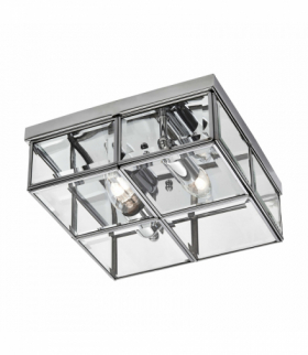 Plafon Monza 2xE14 transparentny Light Prestige LP-2323/2C