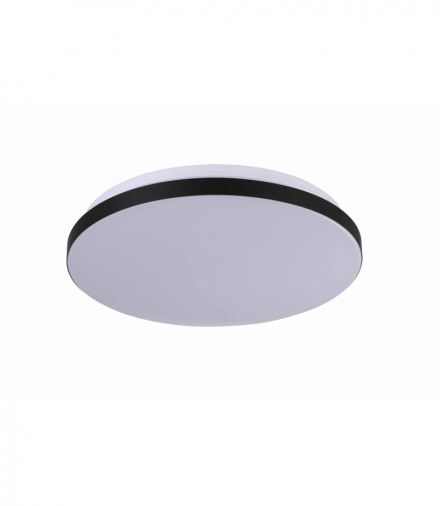 Plafon okrągły Babilon średni czarny 4000k Light Prestige LP-335/1C M 4BK