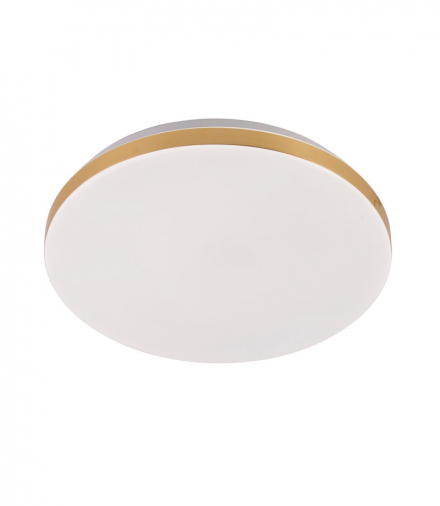 Plafon okrągły Babilon średni złoty 4000k Light Prestige LP-335/1C M 4GD